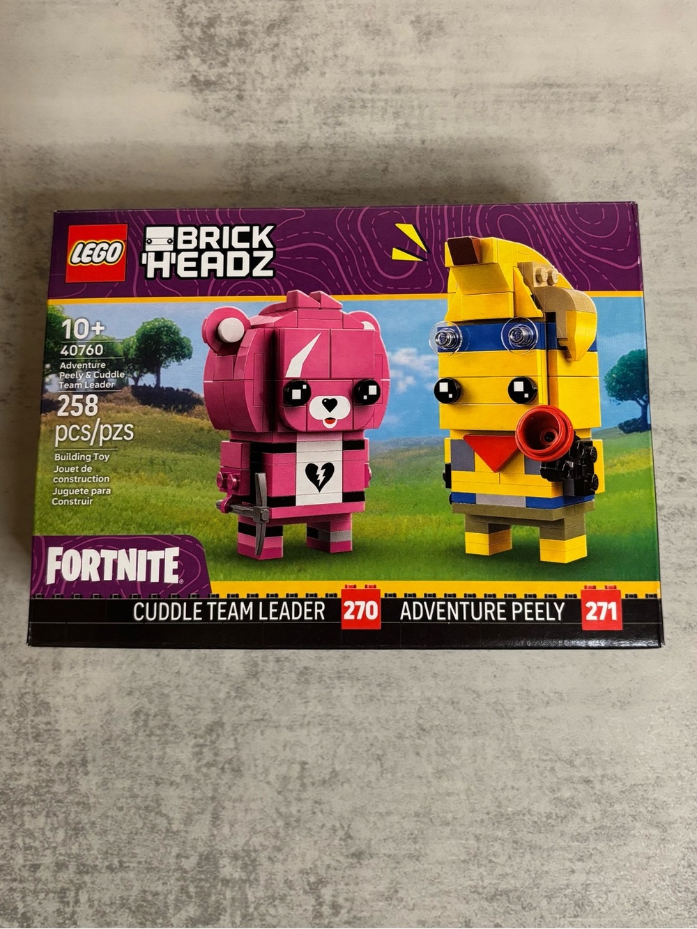 Lego Fortnite BrickHeadz Adventure Peely & Cuddle Team Leader Set (#40760)